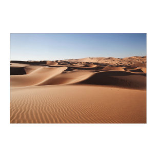 Deserts   United Arab Emirates Sand Dunes Acrylic Print