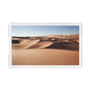 Deserts United Arab Emirates Sand Dunes Acrylic Tray