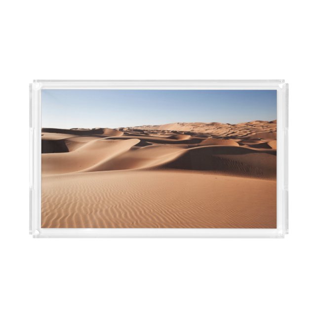 Deserts | United Arab Emirates Sand Dunes Acrylic Tray (Front)