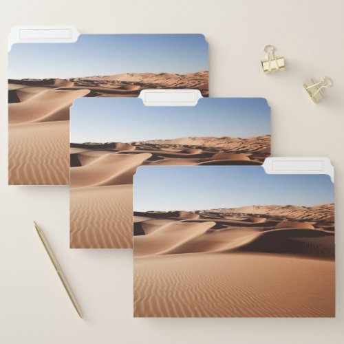 Deserts  United Arab Emirates Sand Dunes File Folder