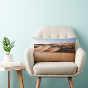 Deserts United Arab Emirates Sand Dunes Lumbar Pillow