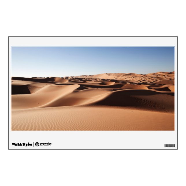 Deserts | United Arab Emirates Sand Dunes Wall Decal (Front)