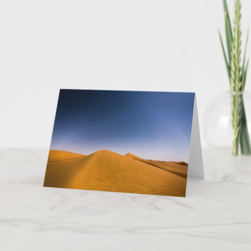 Deserts  Wahiba Sands Oman Card