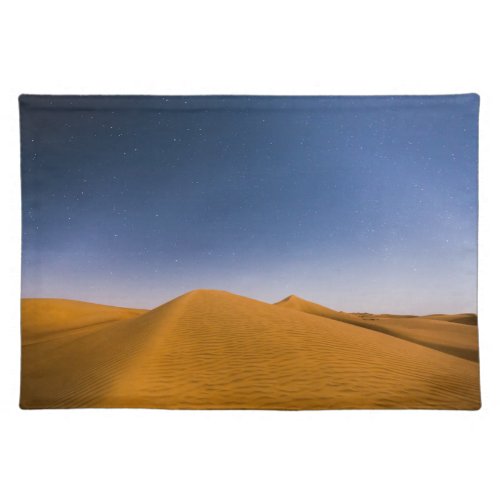 Deserts  Wahiba Sands Oman Cloth Placemat