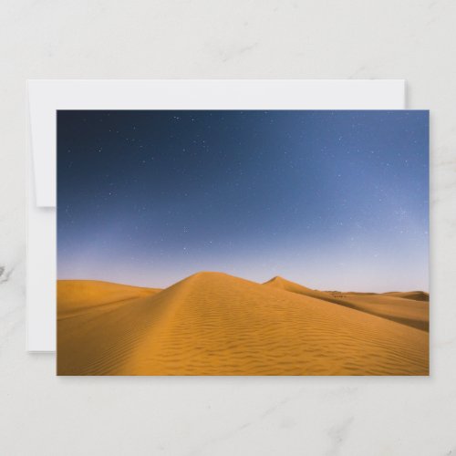 Deserts  Wahiba Sands Oman Thank You Card