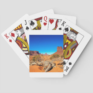 Deserts West Mitten Monument Valley Arizona Poker Cards