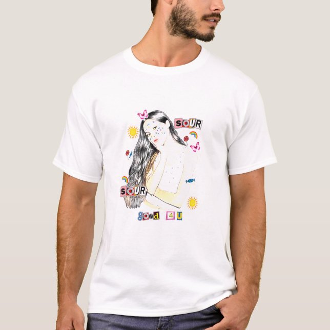 Desgin Costume Olivi Rodrigos Sour T-Shirt (Front)