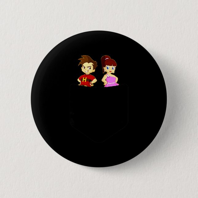 Desi Bollywood Movies Hum Tum On Valentines Day  Button (Front)