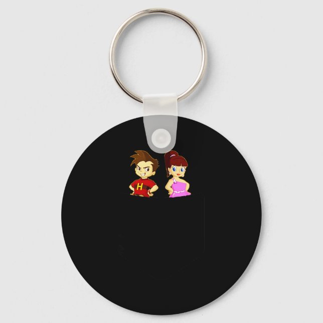 Desi Bollywood Movies Hum Tum On Valentines Day  Keychain (Front)