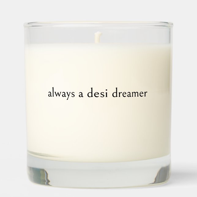 Desi Dreamer - Indian-Inspired Aromatherapy Gift Scented Candle (Front)