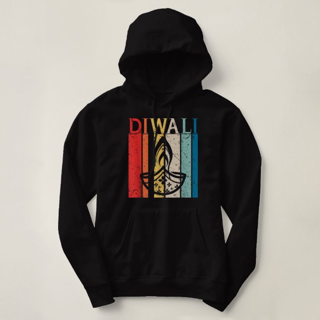 Desi Girl  Indian Woman In Sari Lehenga  Hoodie (Design Front)