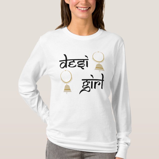 Desi Girl T-Shirt (Front)