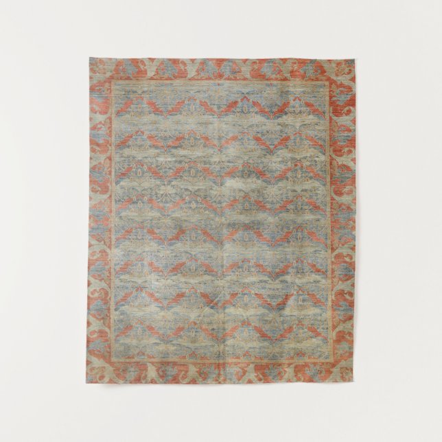 Desi Gned Carpet I Burnt Orange Rust  Tapestry (Front)