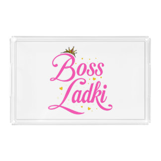 Desi Housewarming Gift, South Asian Home Decor Acrylic Tray