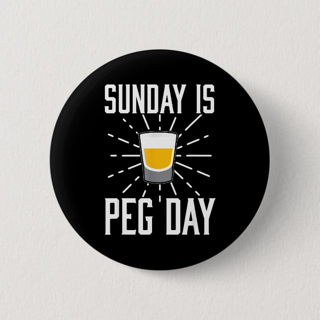 Desi Punjabi Funny Peg Day Sikh Quote Gift  Button (Front)