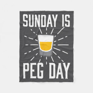 Desi Punjabi Funny Peg Day Sikh Quote Gift  Fleece Blanket