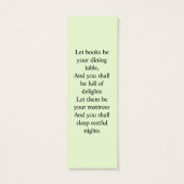 Desidera(R)ta Word Art bookmarks (Back)