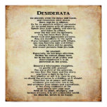 Desiderata 12 x 12 Art Print Desiderata 12 x 12 Art Print