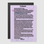 Desiderata 5x7 Magnets (Front/Back)