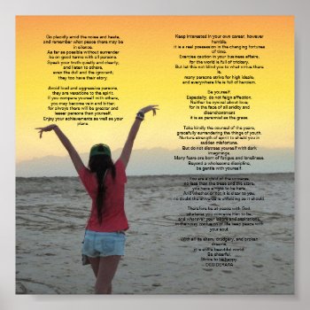 Desiderata 6 By 6 Inches Poster by Motivators at Zazzle