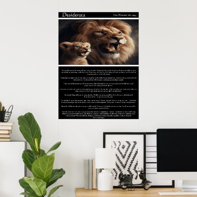 Desiderata: A Moment of Shared Strength Poster (Home Office)