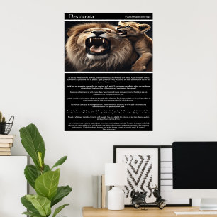 Desiderata: A Symphony of Roars Poster