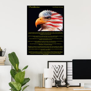 Desiderata bald eagle 1Posters Poster