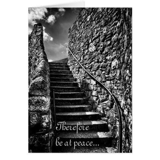 Desiderata Be At Peace notelet / card (Front)
