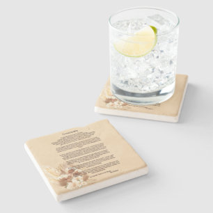 Desiderata by Max Ehrmann Stone Coaster