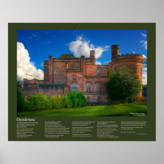 Desiderata - Dalhousie Castle Poster