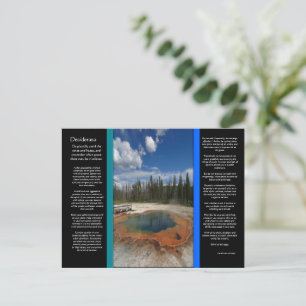 DESIDERATA Emerald Pool Postcard