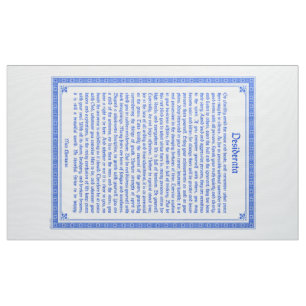 Desiderata fabric print, wall hanging, 3x5 ft