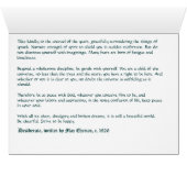 DESIDERATA Faded Aspens card (Inside Horizontal (Bottom))