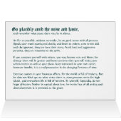 DESIDERATA Faded Aspens card (Inside Horizontal (Top))