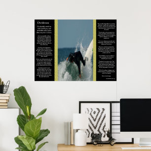 Desiderata Falling Surfer Posters