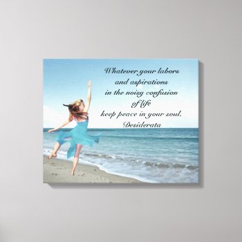 Desiderata For Mother Canvas Print by Motivators at Zazzle