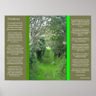 DESIDERATA Grass Road Posters