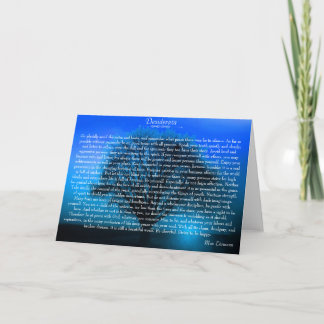 Desiderata Inspirational Devotional Poem Card