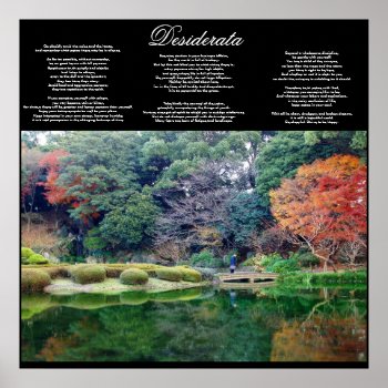 Desiderata Inspirational Poster From 8.99 by funny_tshirt at Zazzle