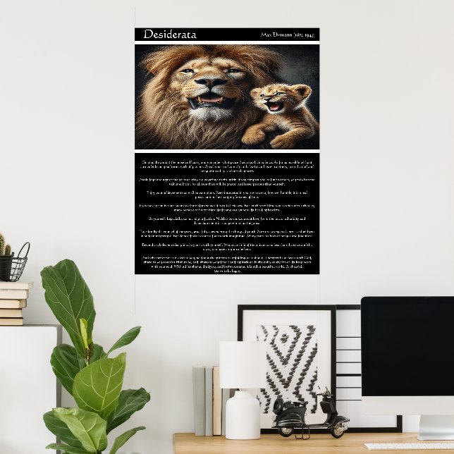 Desiderata: Joyful Echoes Poster (Home Office)