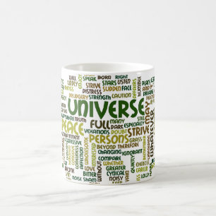 Desiderata Motivational Word Cloud Cup