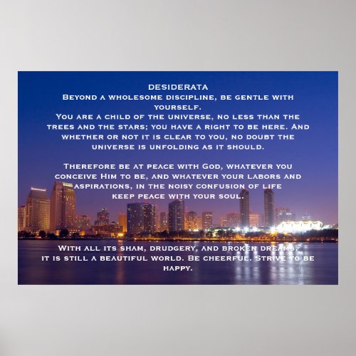 DESIDERATA Night City Posters