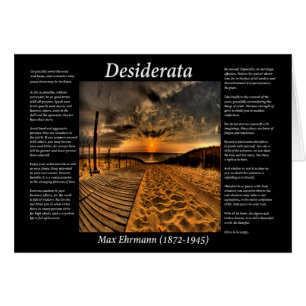 Desiderata of the ocean and a wooded plank walkway