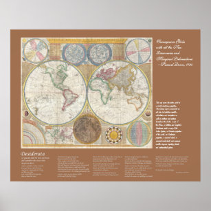 Desiderata - Old World Map, 1794 Poster