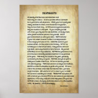 Desiderata Poem 8x12 Premium Canvas