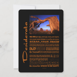 Desiderata Poem Monument Valley #1