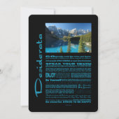 Desiderata Poem Moraine Lake (Front)