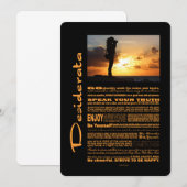 Desiderata Poem Photographing The World #1 (Front/Back)
