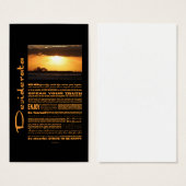 Desiderata Poem Waves At Sunset (Front & Back)