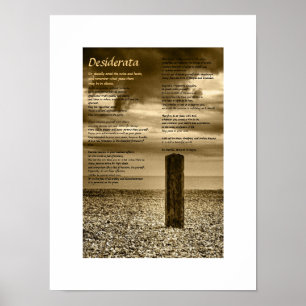 Desiderata poster - I Have Time